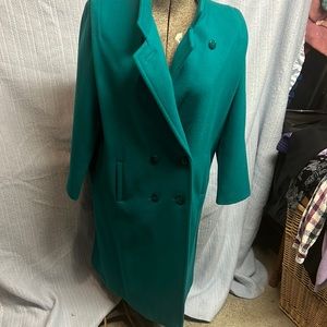 Ladies, full length coat appears to be wool